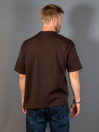 Le T-shirt Slogan Classique – Brun