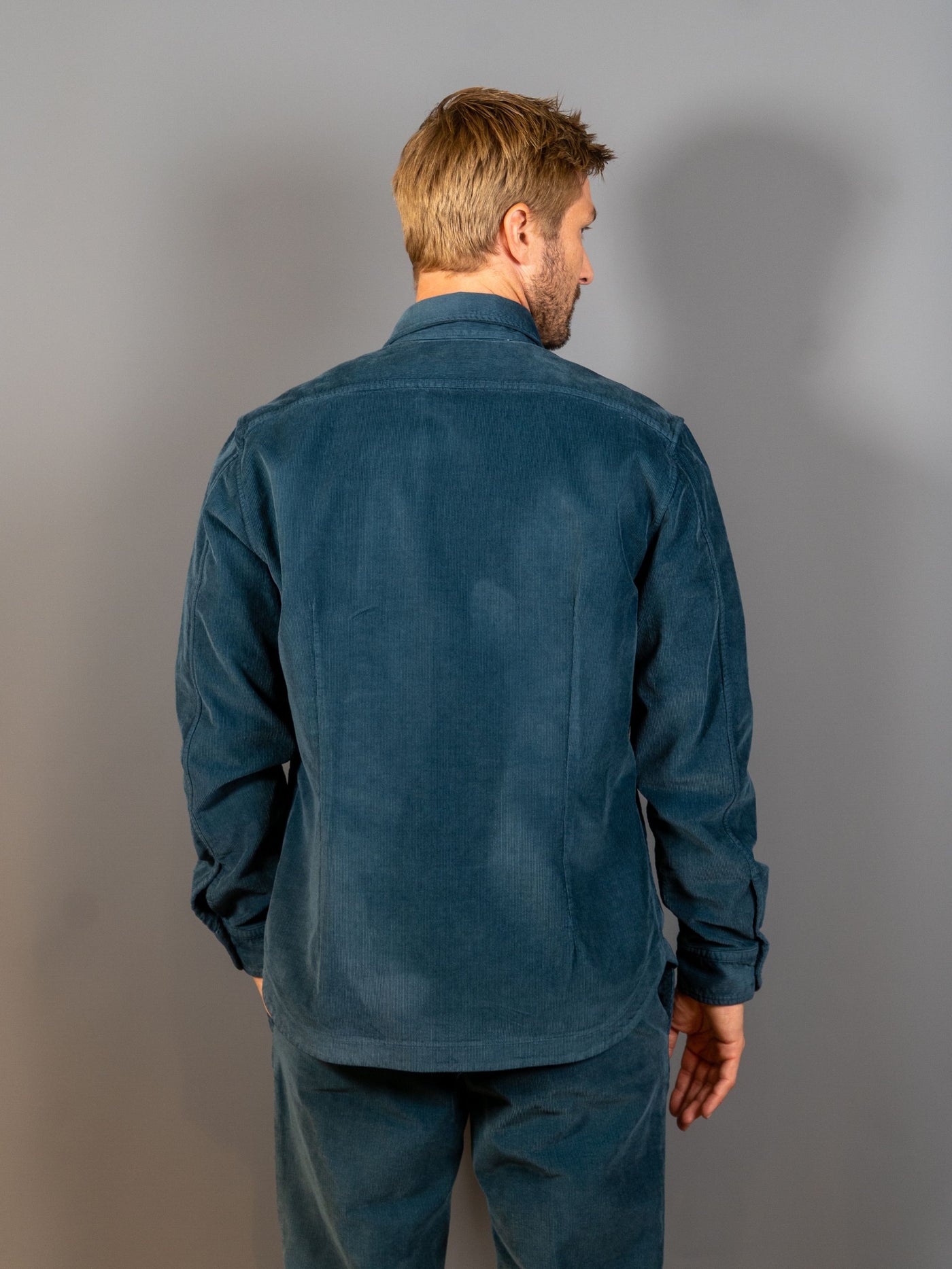 Corduroy Overshirt - Blå