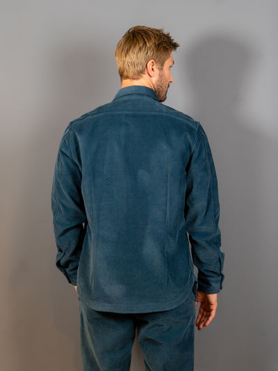 Corduroy Overshirt - Blå