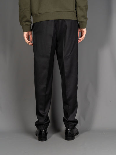 Massimo Wool Trousers - Sort