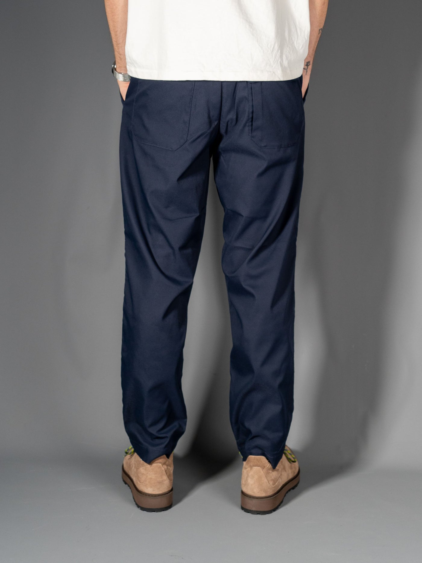 Metropolis Series Technical Panama Regular Pants - Navy