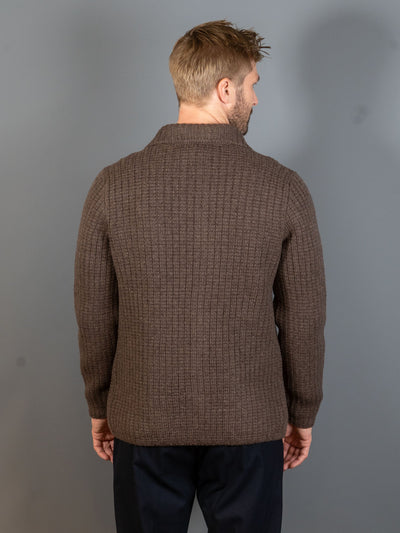 Wool Cardigan – Brun
