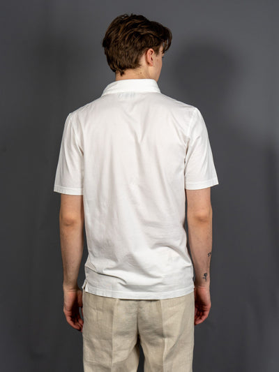 Jersey Cotton Polo - Hvid
