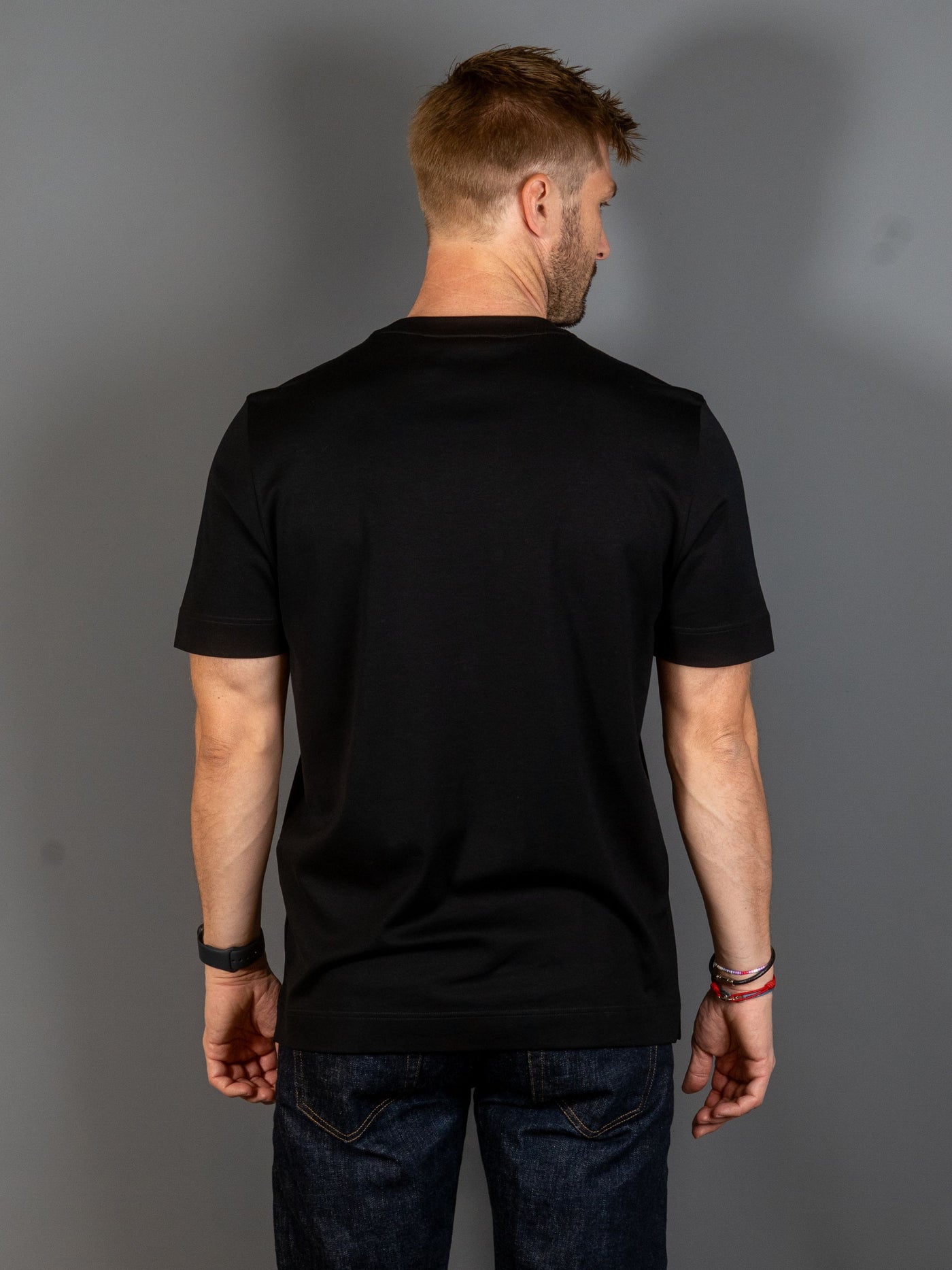 Pima Cotton T-shirt - Sort
