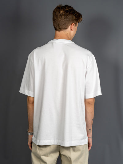 Maison Kitsuné Flowers Oversized T-shirt - Hvid