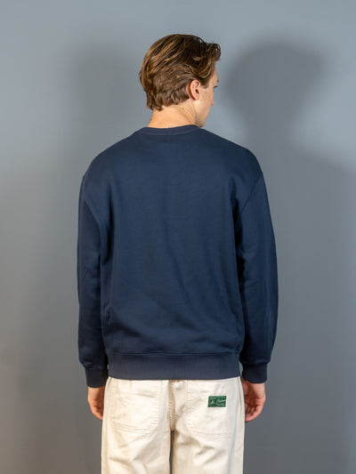 Bold Fox Head Patch Comfort Sweatshirt - Navy