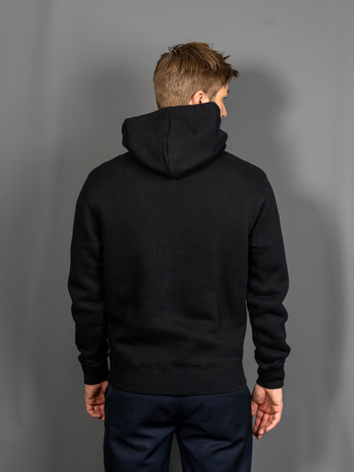 Bold Fox Head Patch Comfort Hoodie - Sort