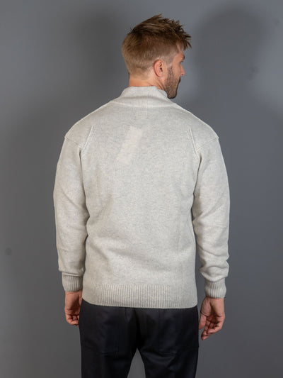 Knitwear Polo Collar Lambswool GRS - Grå