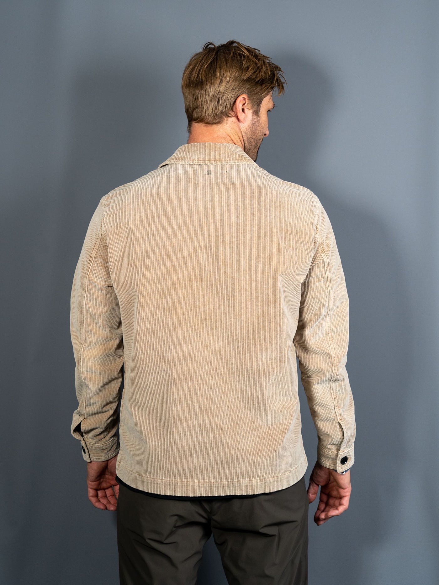 Corduroy Regular Fit Overshirt - Sand