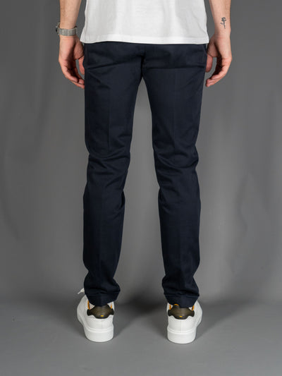 Cotton Stretch Slim fit Pants - Navy