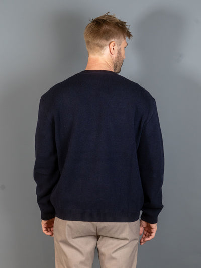 Fox Head Milano Lambswool Jumper - Navy
