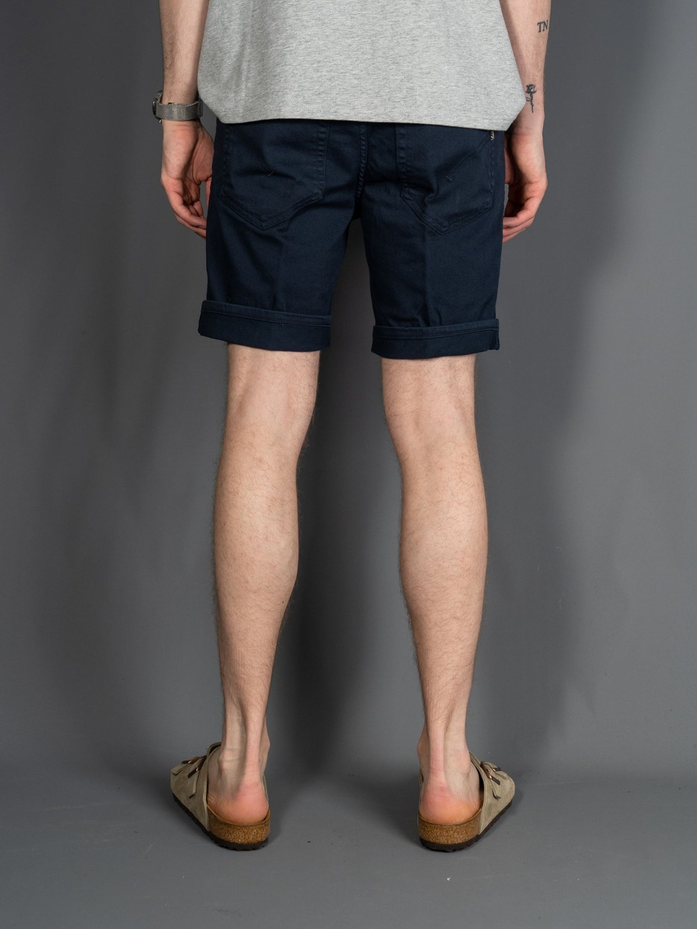 Derick Stretch Twill Shorts - Navy