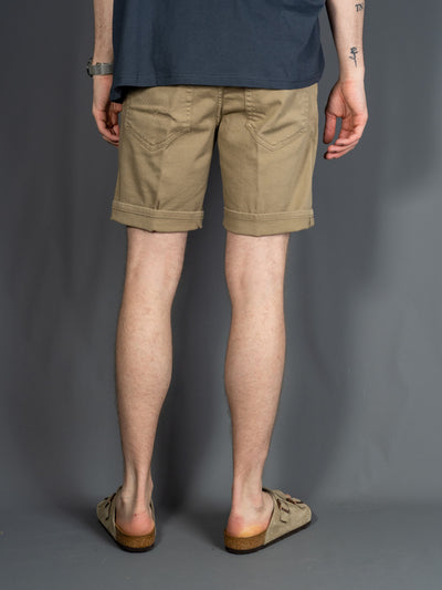 Derick Stretch Twill Shorts - Beige