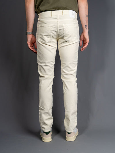 5 Pocket Corduroy Slim Pants - Off White