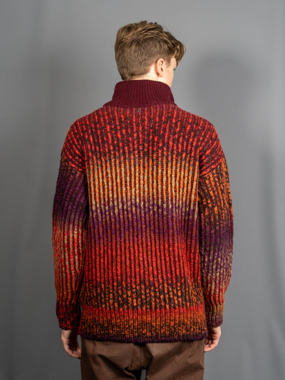 Dolcevita Half Zip Jumper - Bordeaux