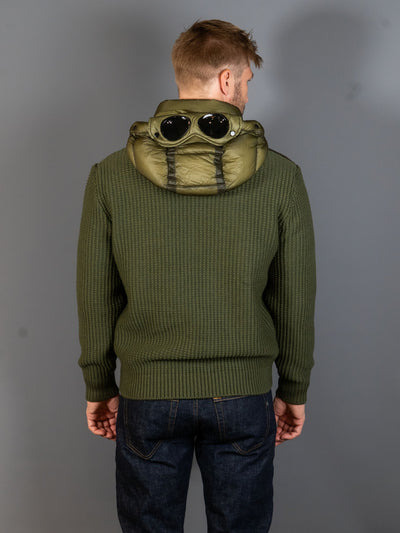Knitwear Jacket Merino Wool Extrafine - Grøn