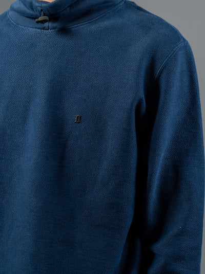 Felpa High Neck Sweat - Blå
