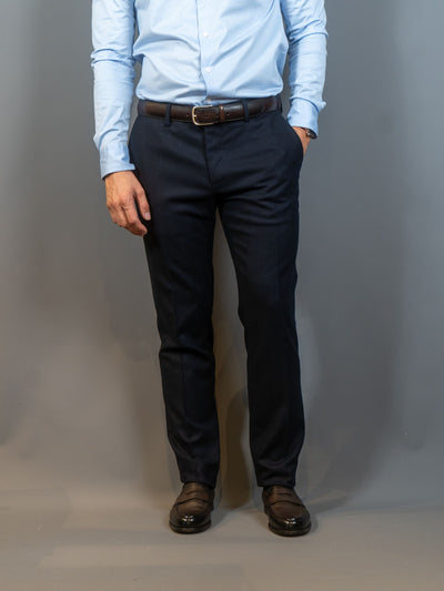 Flannel Suit - Navy