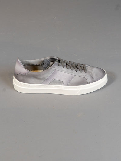 Nubuck Double Buckle Sneaker - Grå