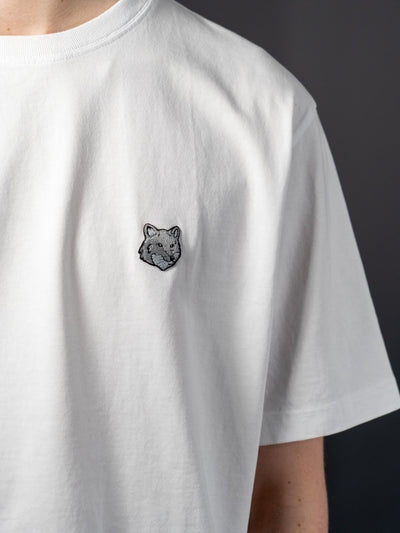 Bold Fox Head Patch Comfort T-Shirt - Hvid