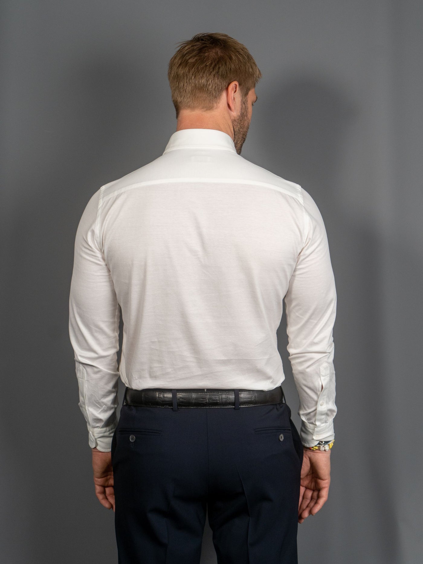 Cotton Stretch Luxury Shirt - Hvid