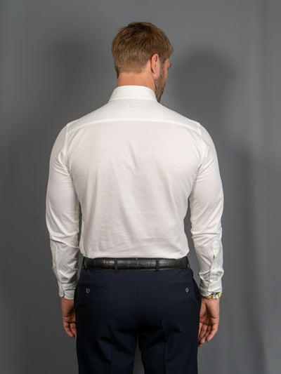Cotton Stretch Luxury Shirt - Hvid