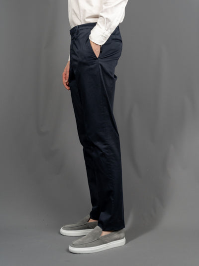 K Jacket Garment Dyed Cotton Suit - Navy