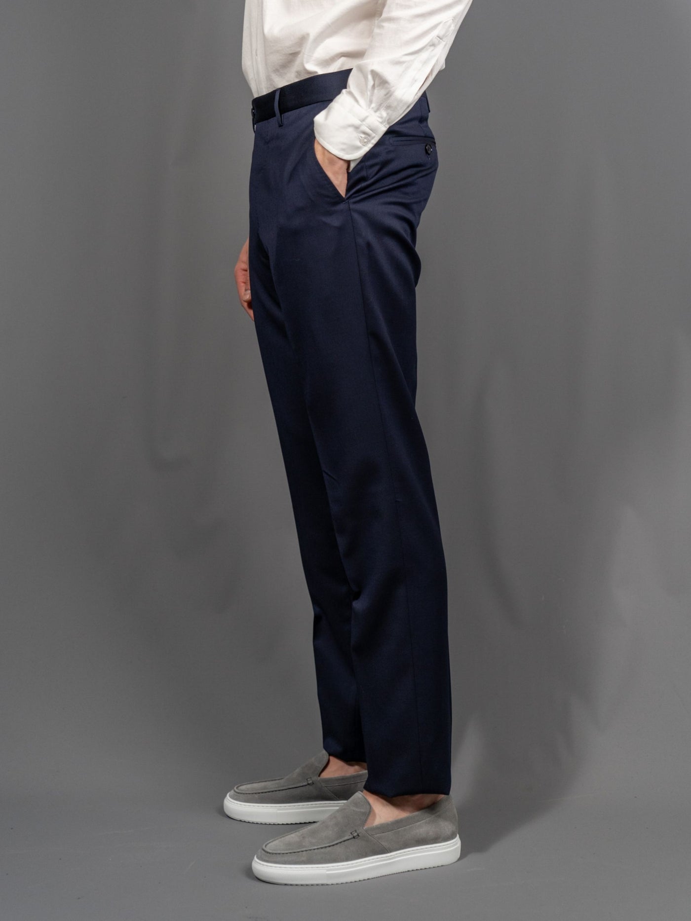 Wool Suit Pants Super 110 - Blå