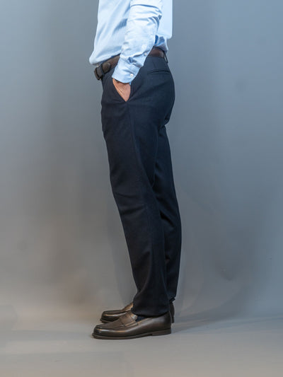 Flannel Suit - Navy