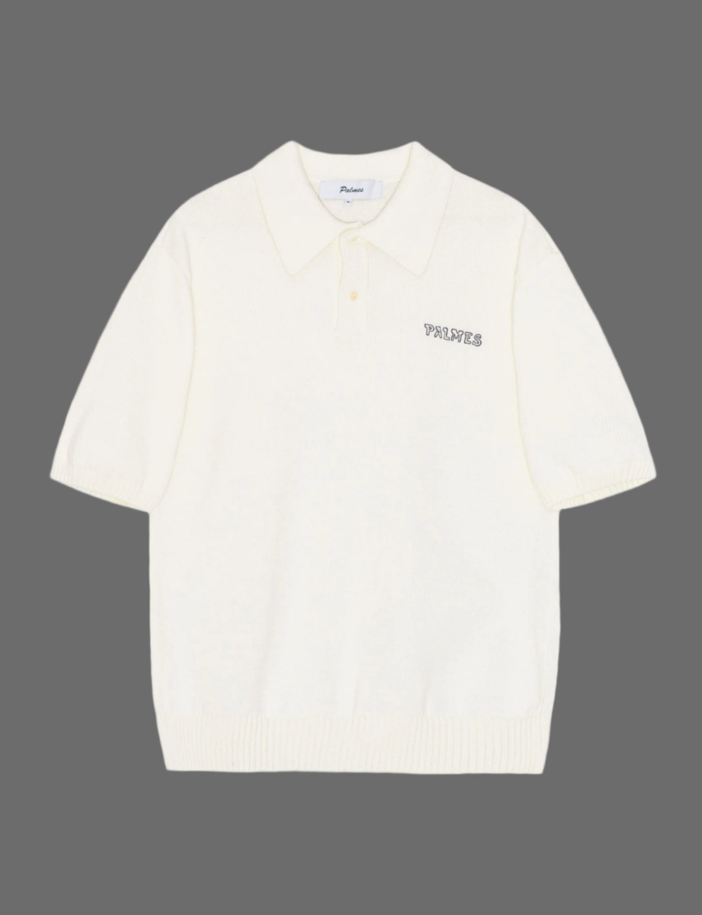Cotton Knit Polo - Off White