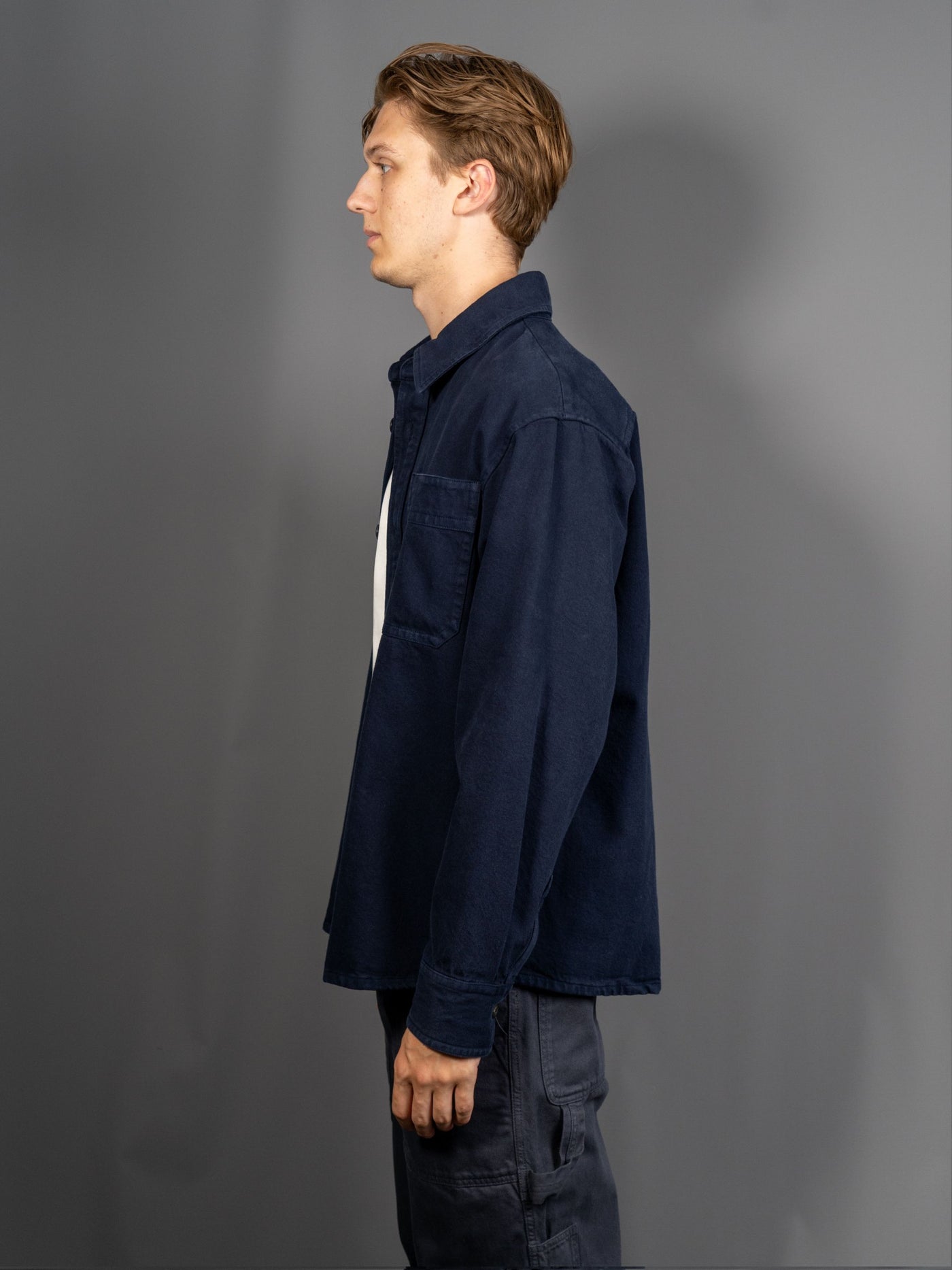 Surchemise Basile Overshirt - Navy