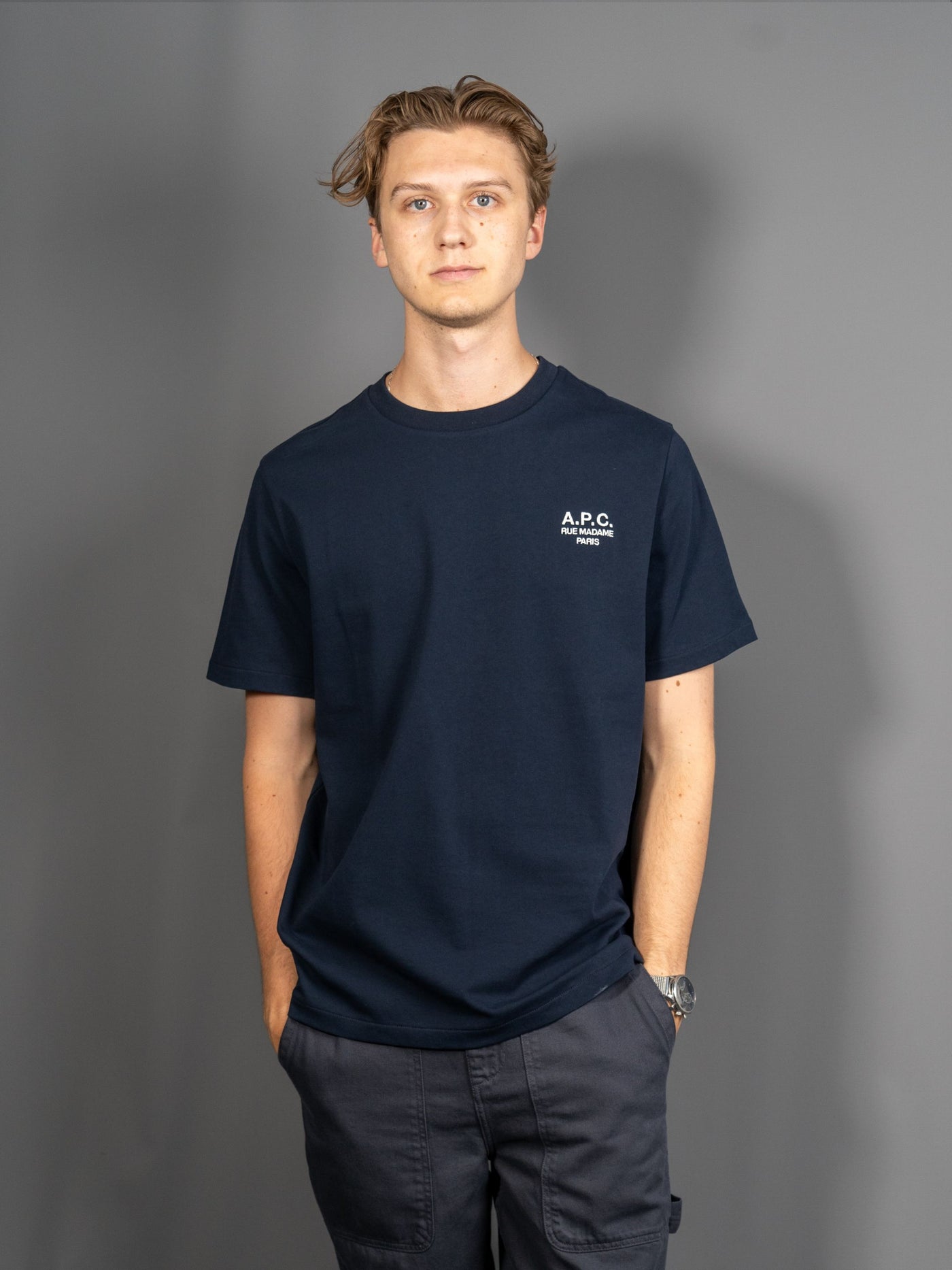 A.P.C. Rue Madame T-shirt - Navy