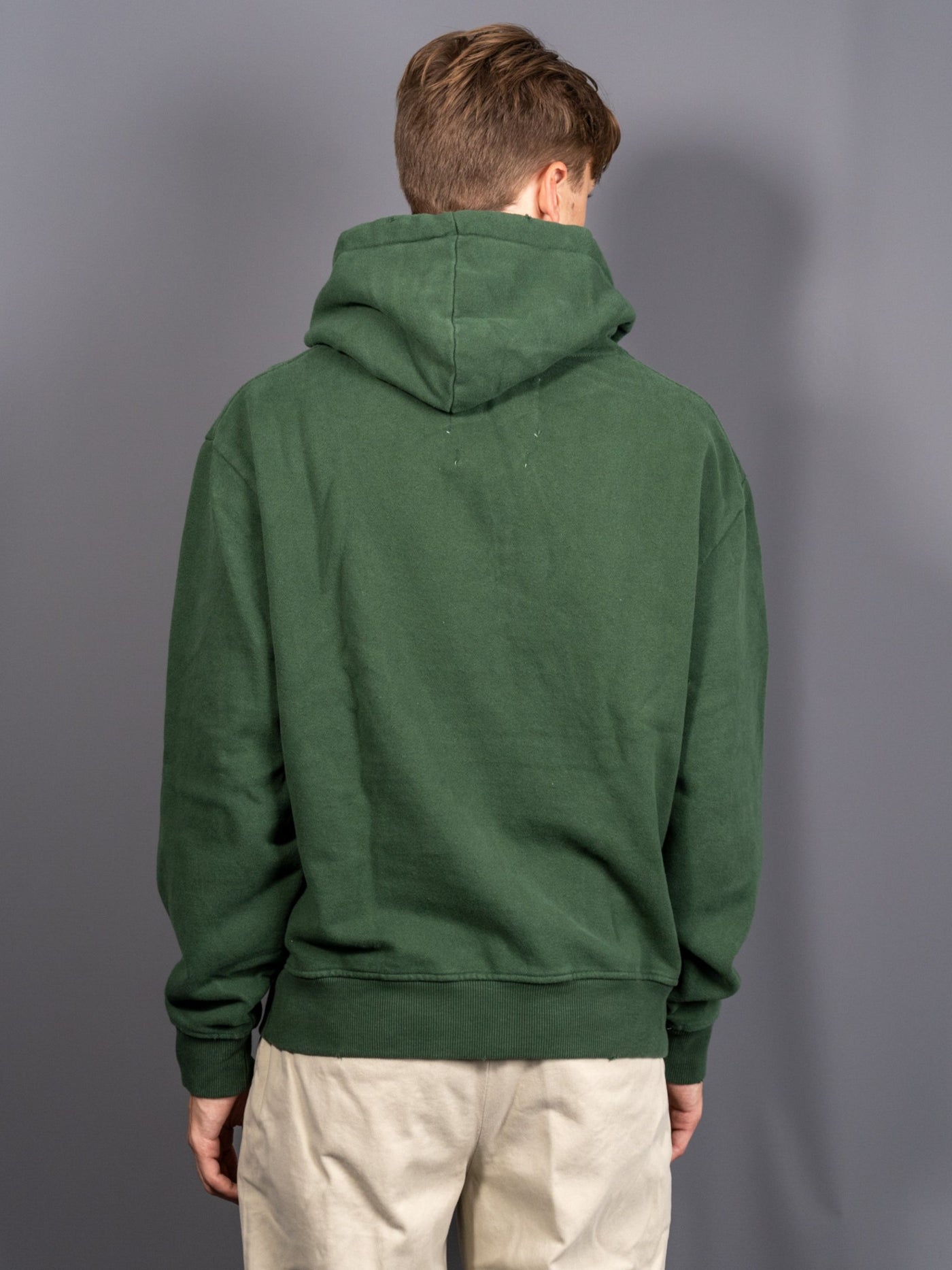 Distressed Hoodie Bram's - Grøn