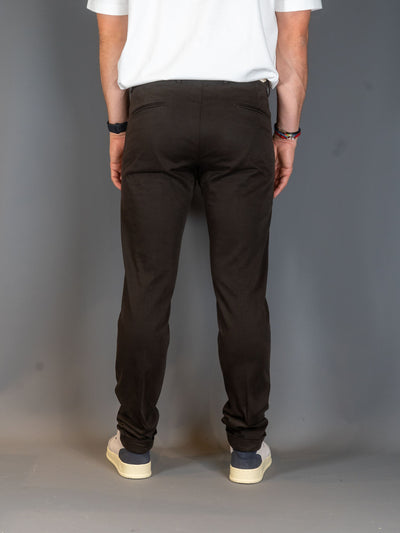 Cotton Stretch Slim fit Pants - Brun