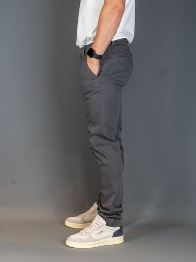 Cotton Stretch Slim fit Pants - Grå