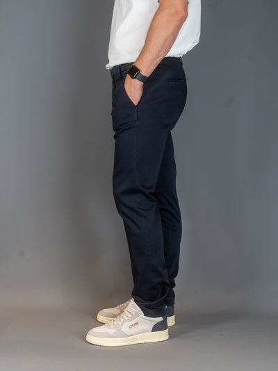 Cotton Stretch Slim fit Pants - Navy