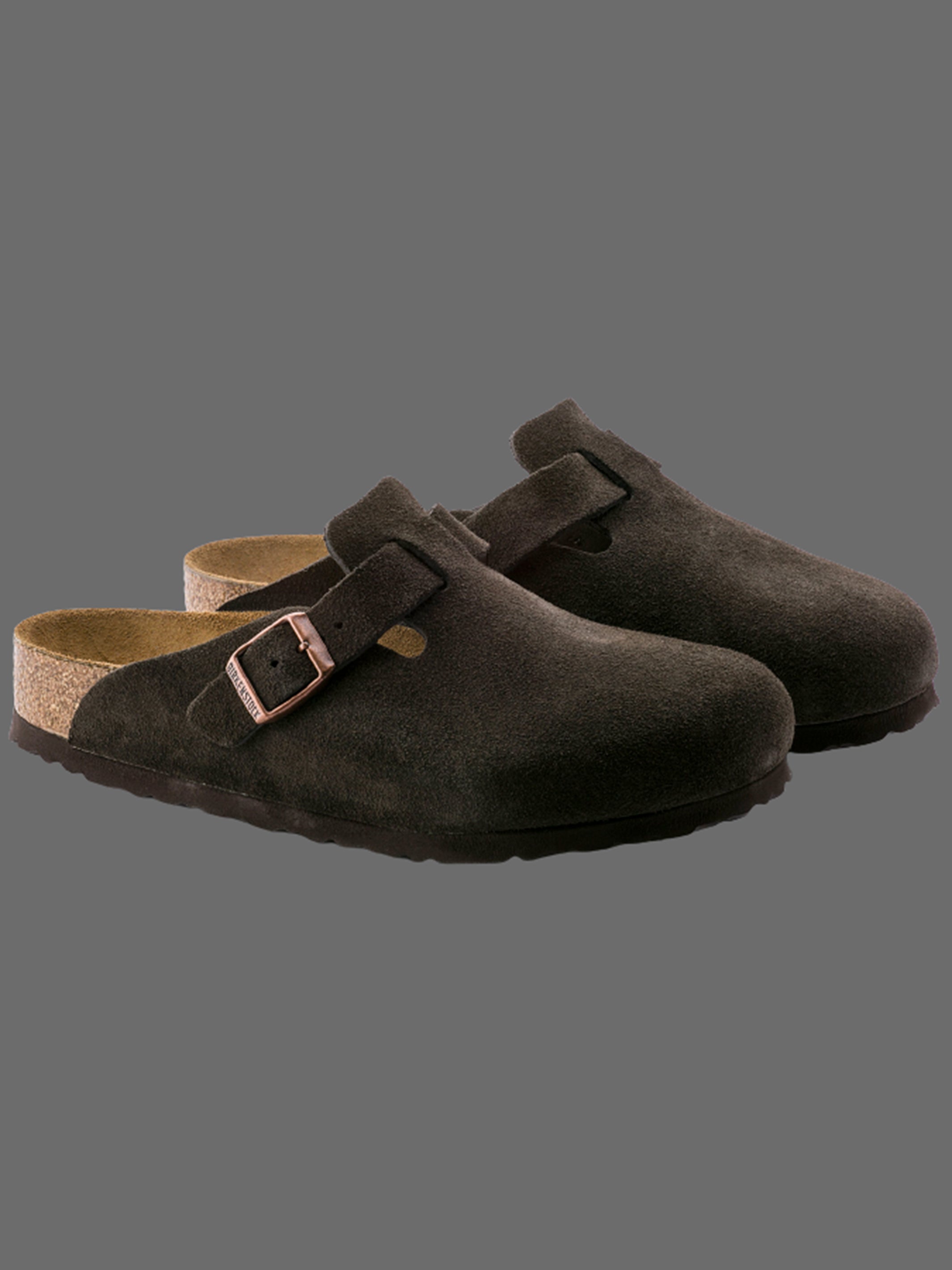 Boston Soft Footbed Suede Leather - Mocca