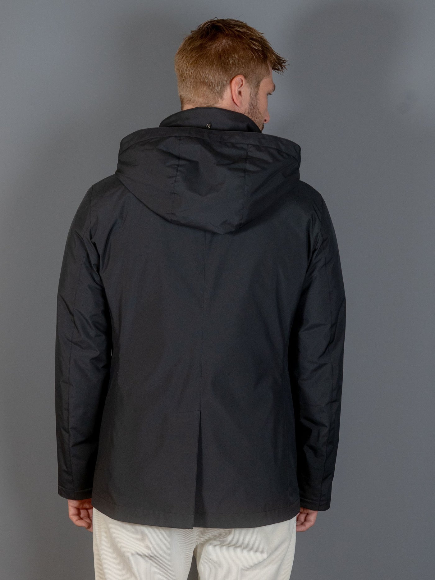 Down Coat - Sort