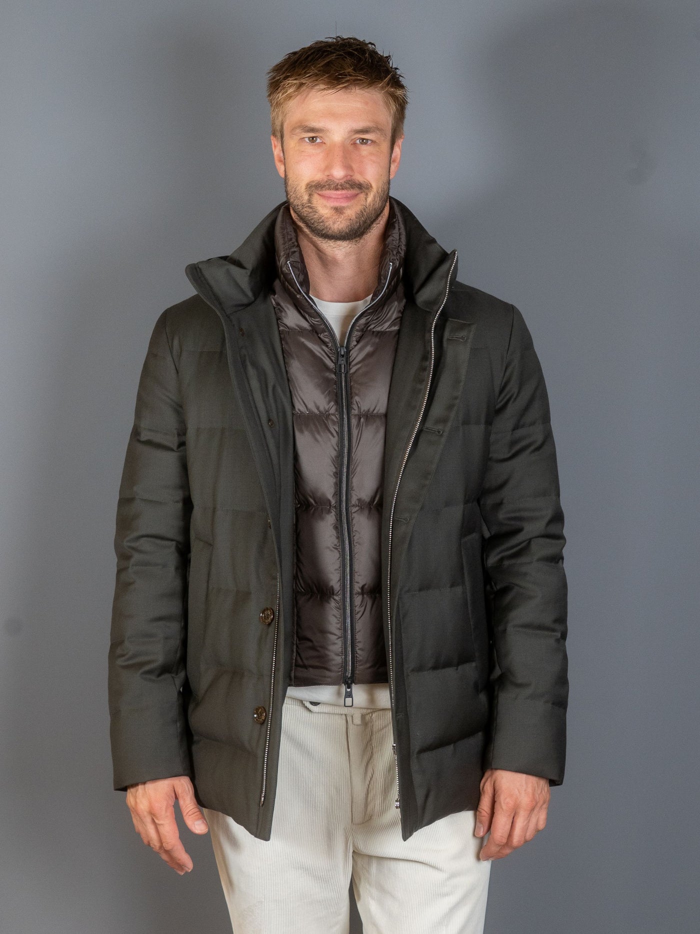 Down Jacket - Grøn