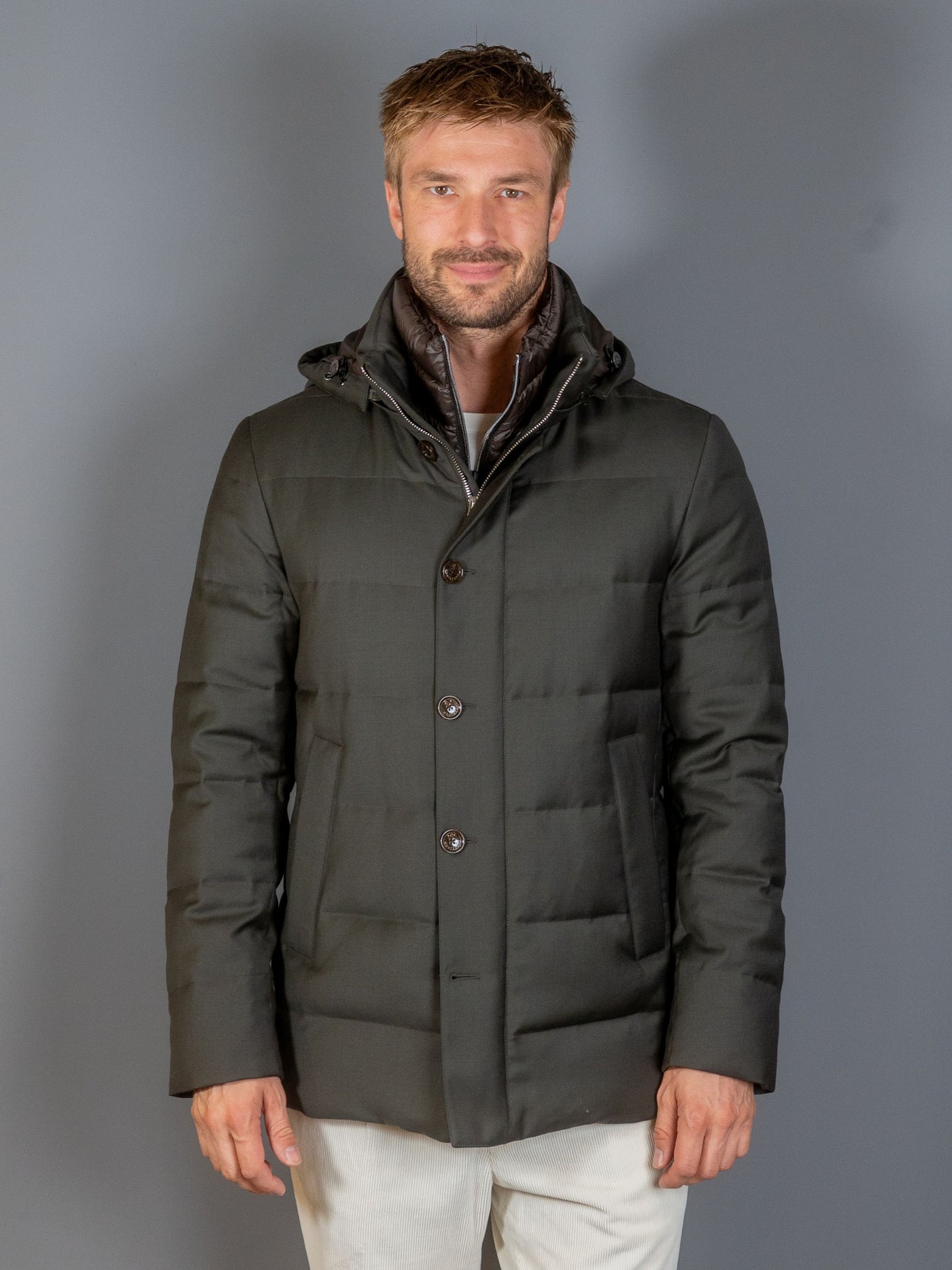 Down Jacket - Grøn