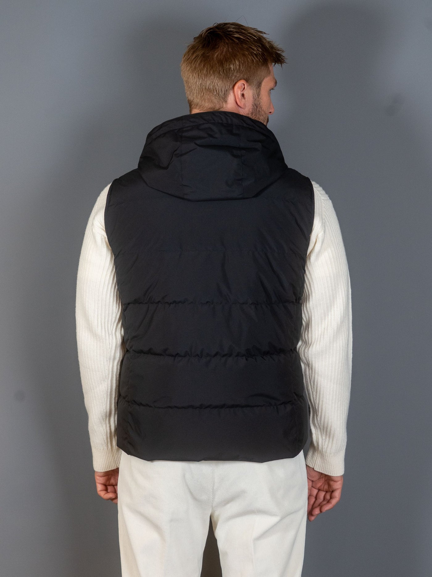 Down Vest - Sort