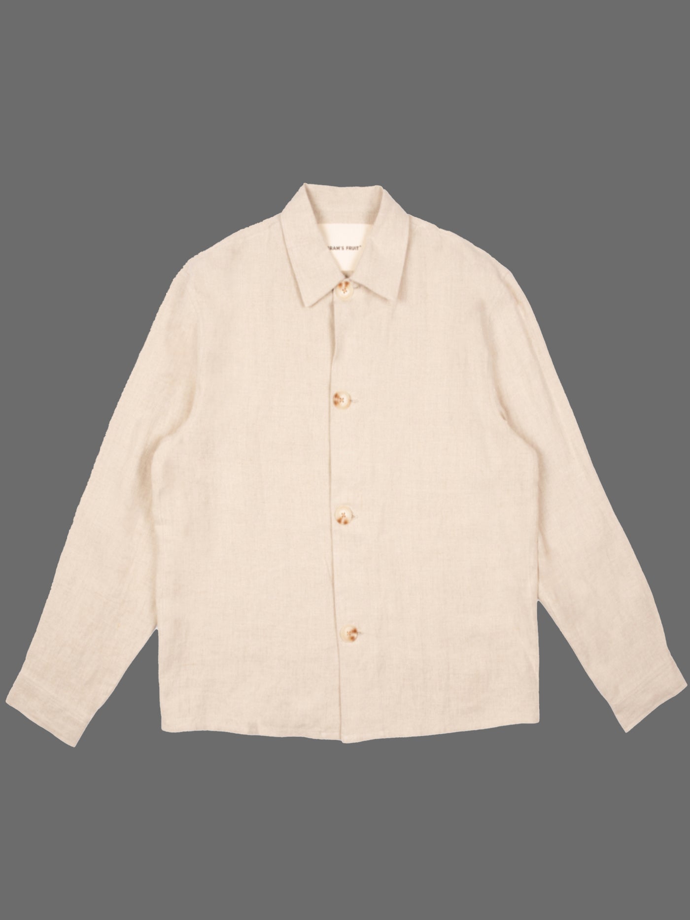 Linen Overshirt - Beige