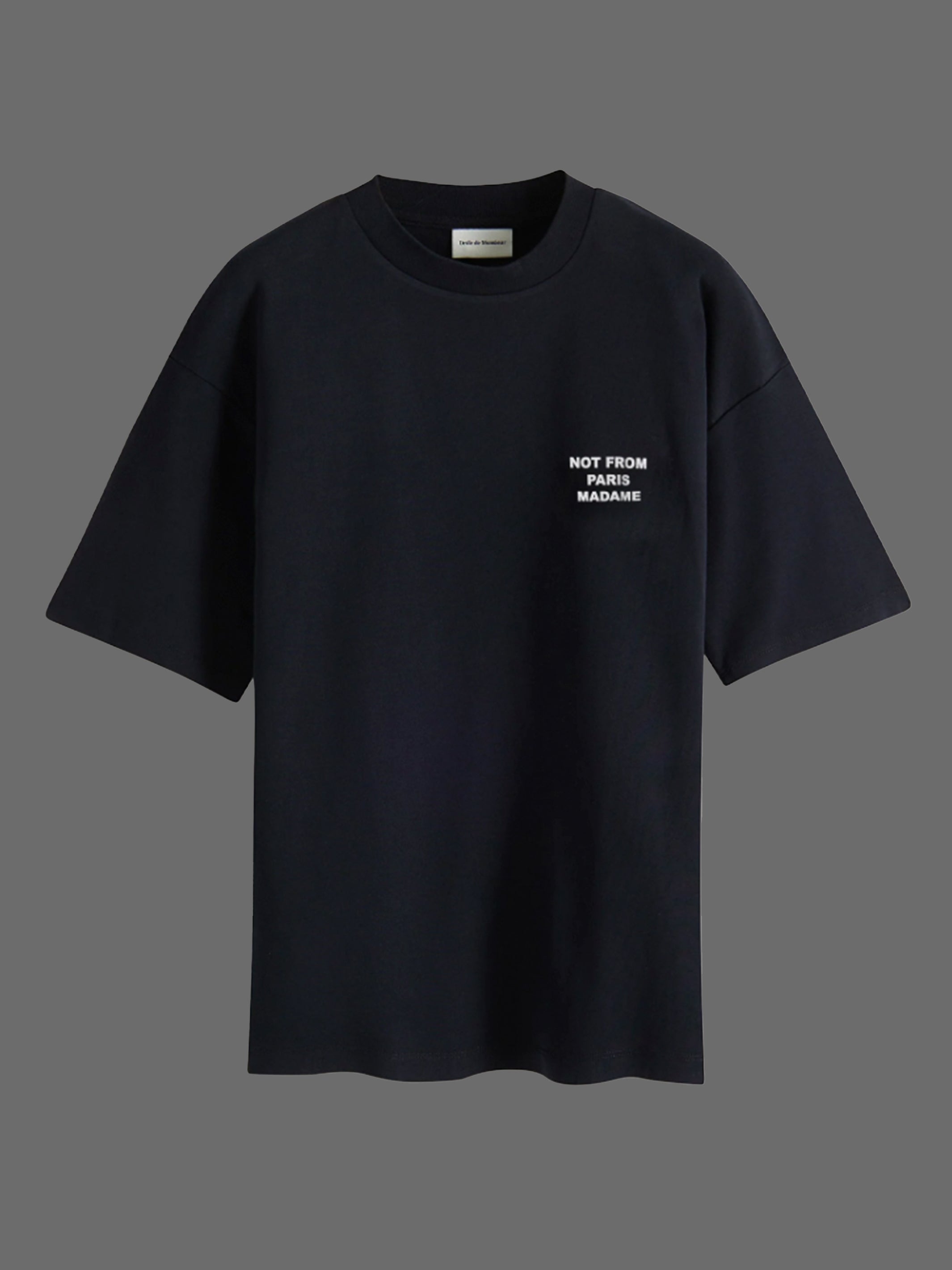 Le T-Shirt Slogan - Sort