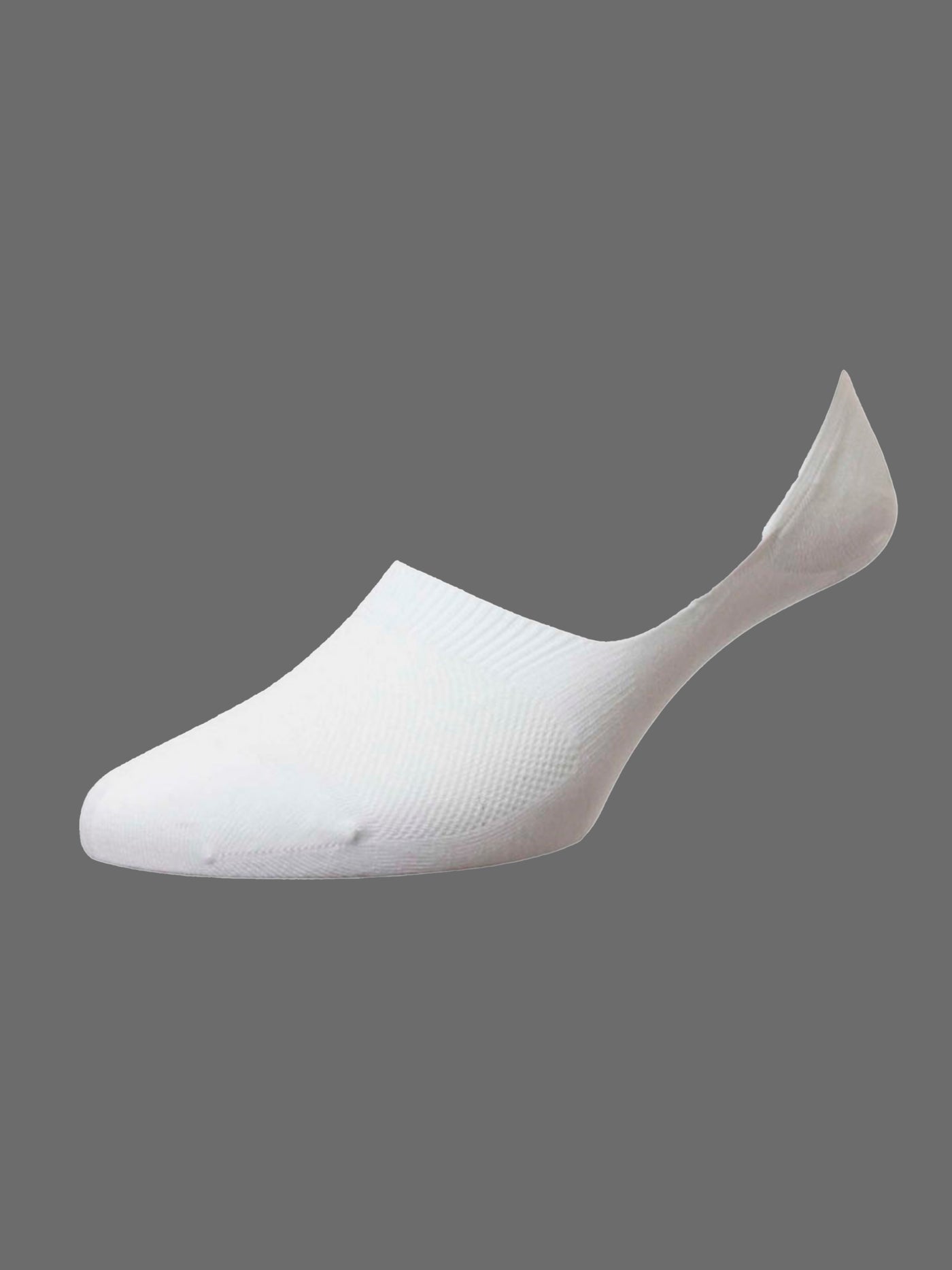 Pantherella Seville Invisible Socks - White