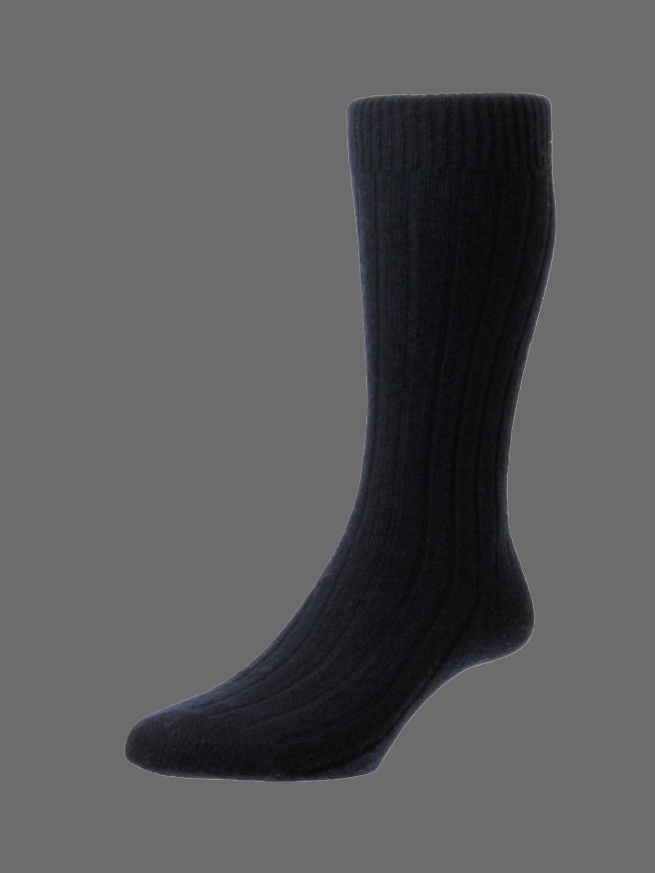 Waddington Cashmere Socks - Navy