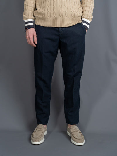 Apollo Contemporary Linen Pants - Blå