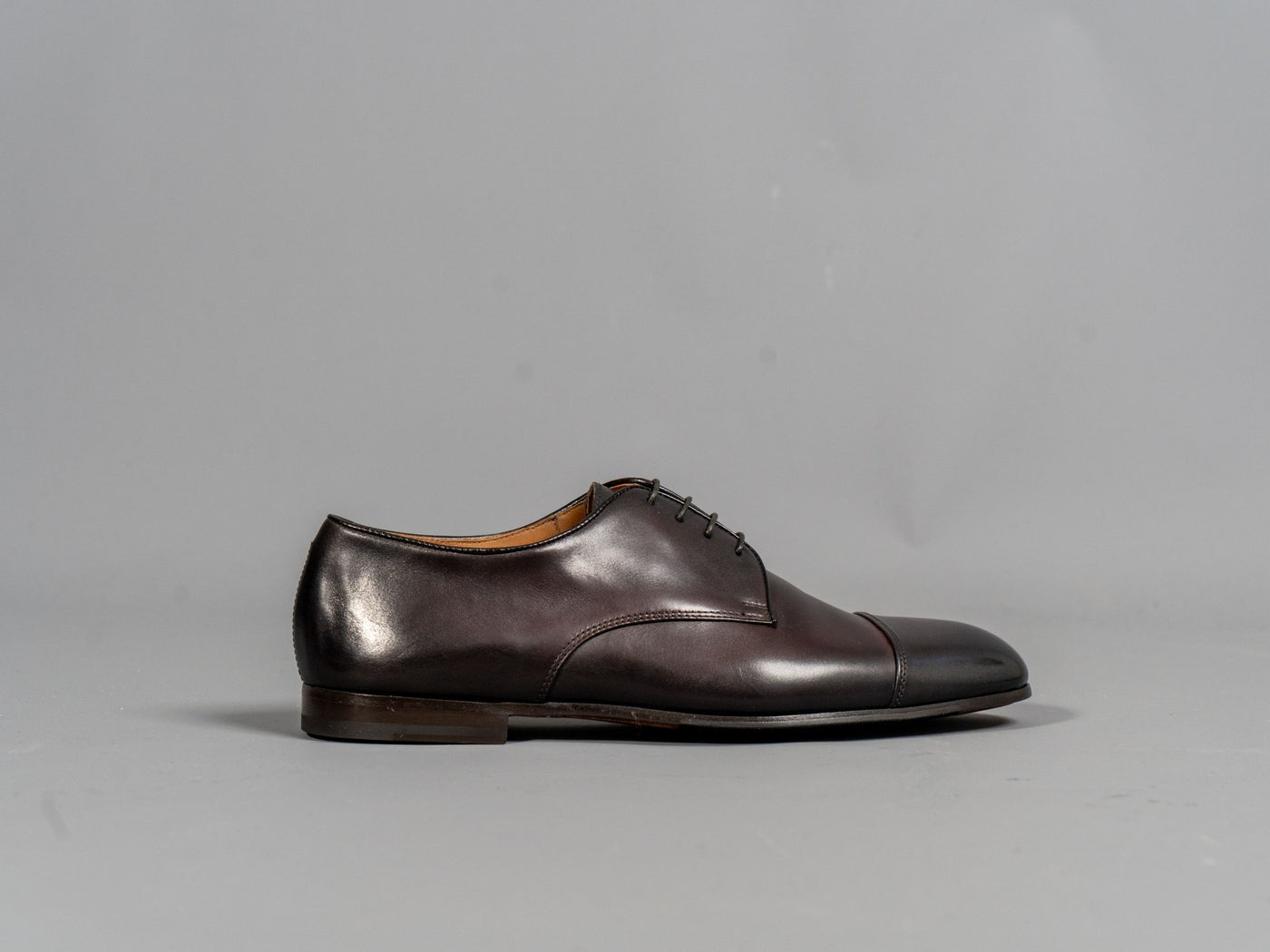 Derby Cap Toe - Brun