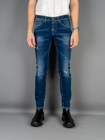 George Slim Fit Jeans DF2 - Blå