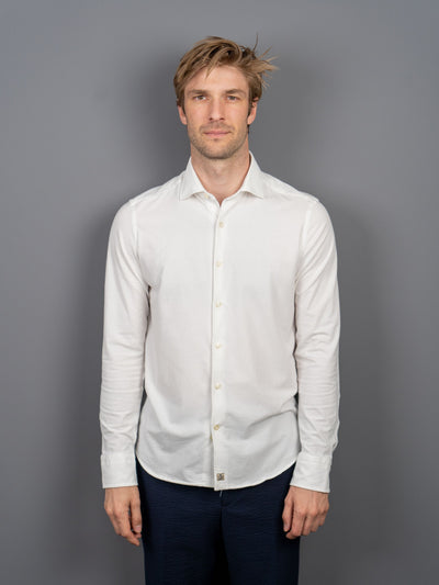 Cotton Stretch Luxury Shirt - Hvid