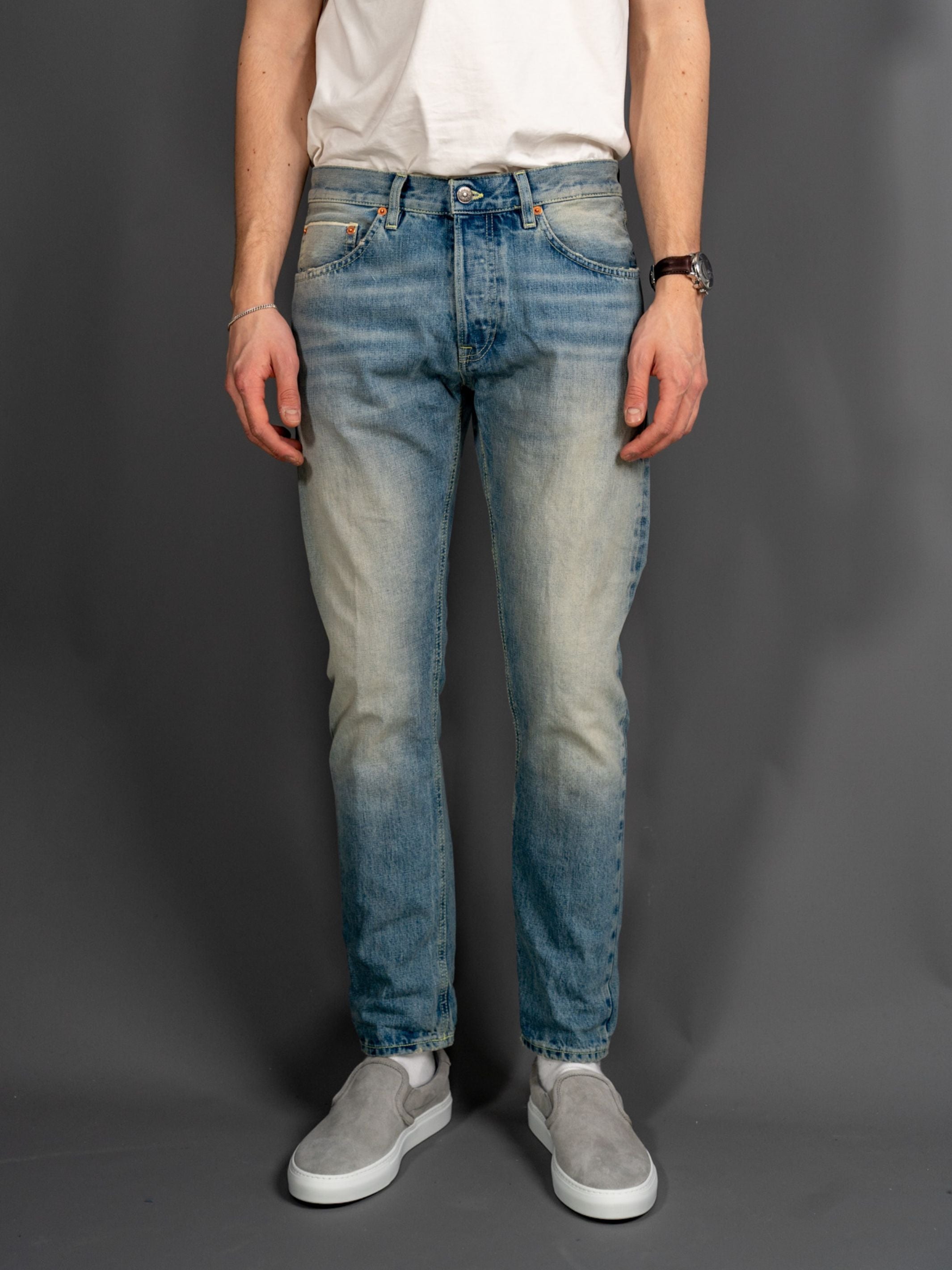 Icon Regular Fit Jeans FX1 - Blå